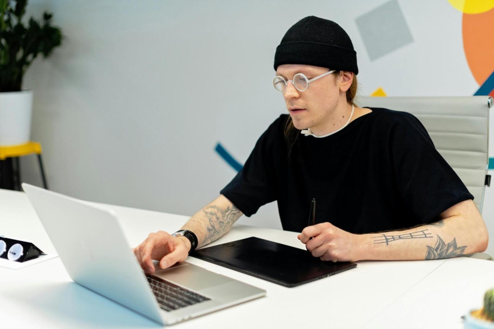 Espaço de trabalho da equipe Datalytix Digest em Porto Alegre