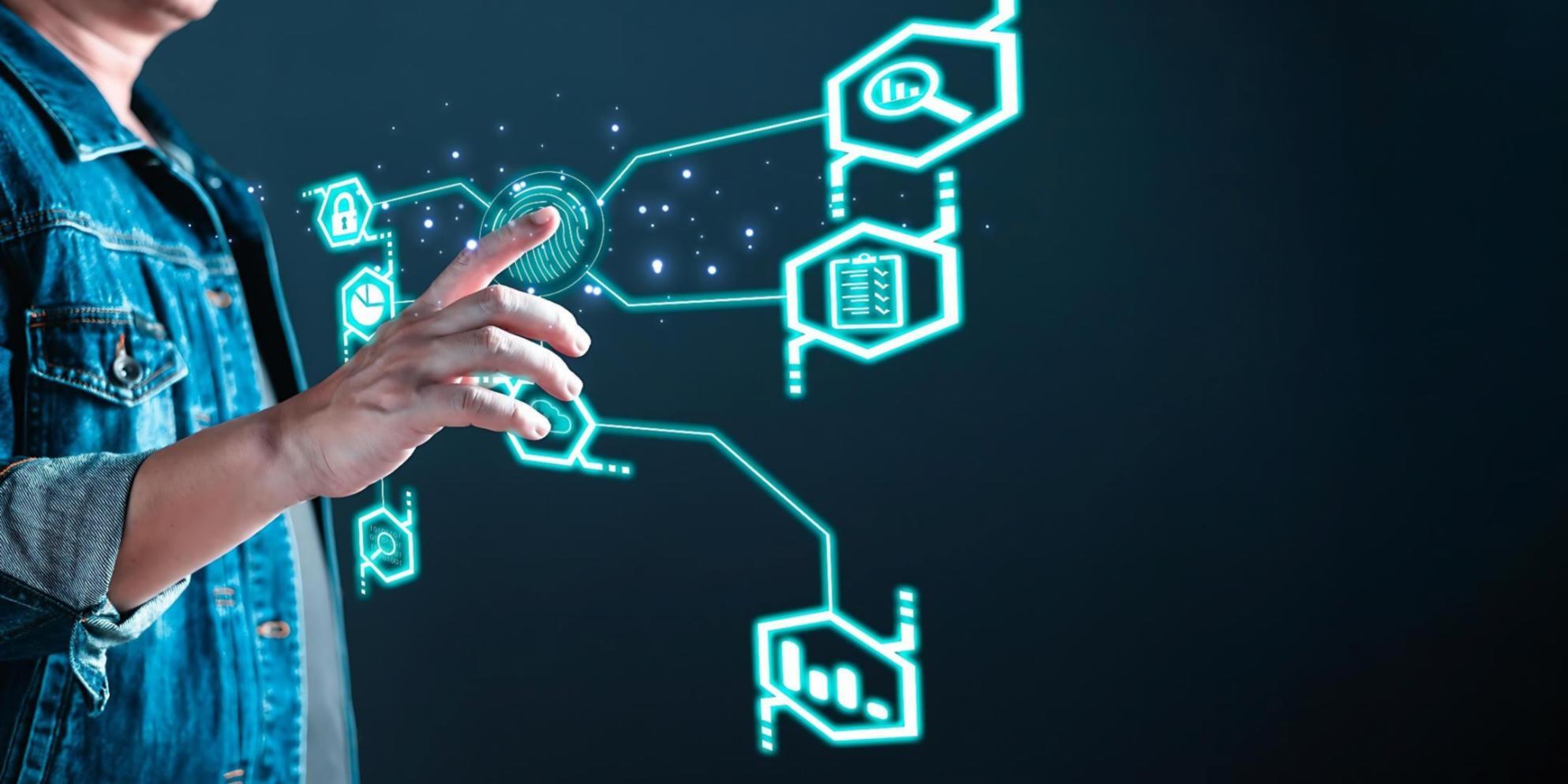 Sessão de seminário online com discussão em grupo sobre inteligência artificial