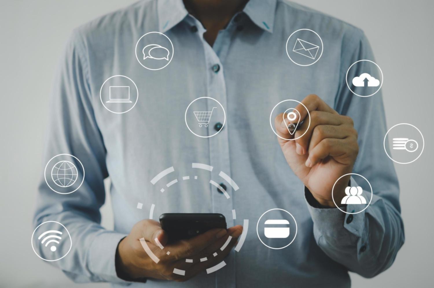 Especialistas debatendo conceitos de IA e realidade virtual em seminário online